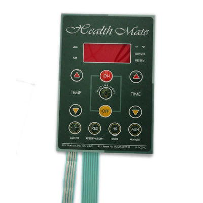 Un buon prezzo. Tastiera a LED tipo chiave a membrana in colore verde Protezione IP65 in linea