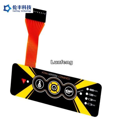 Un buon prezzo. Interruttore a membrana FPC di grado industriale con numero di serie numerico a punto speciale in linea