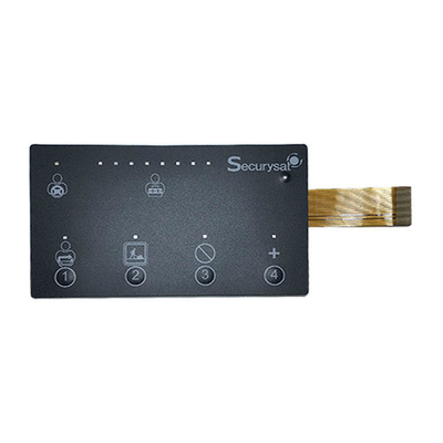 Un buon prezzo. Disegno personalizzato OEM Membrana Switch pannello grafico sovrapposizione con opzione chiave in rilievo e eccellente resistenza agli UV in linea