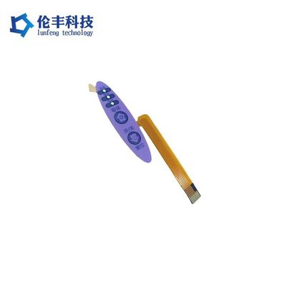 Un buon prezzo. Superficie opaca PET Membrana Switch Colore rosso e resistenza all'isolamento Almeno 100 Megaohm Soluzione per pannelli di controllo in linea