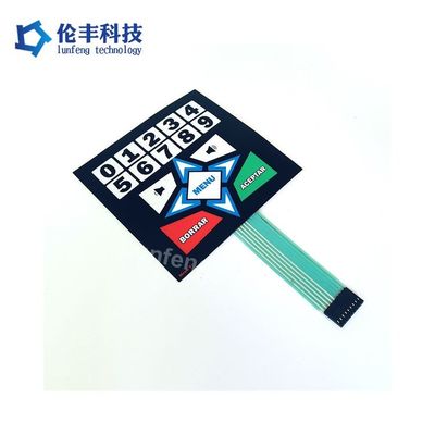 Un buon prezzo. Forza di azionamento 160180g Tastiera a membrana piatta Rango di temperatura di supporto 20C 80C Perfetto per pannelli di controllo industriali in linea