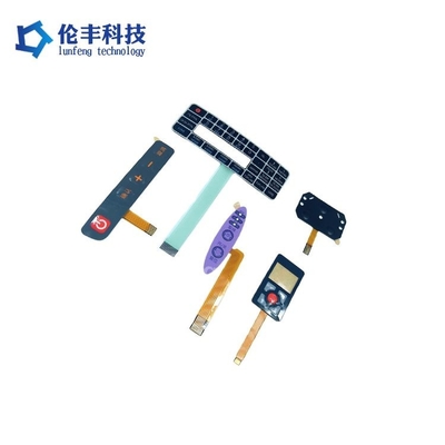 Un buon prezzo. Interruttore a membrana PET a pulsanti piatti con adesivo 3M9080 e tecnologia LED/EL in linea