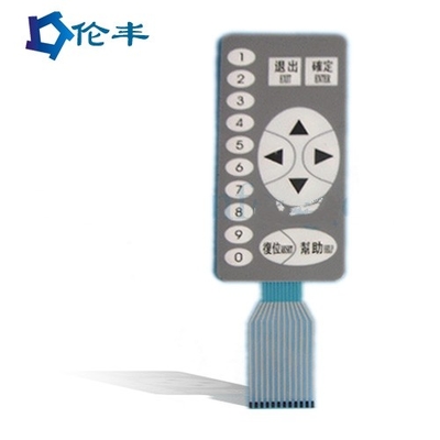Un buon prezzo. Cuscinetto del commutatore di membrana del PVC del PE del sistema di controllo di Flex Tail Tactile Switch Keypad PMMA in linea