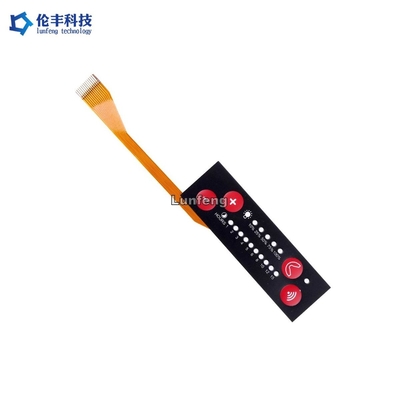 Good price 3M468 cavo tattile adesivo della tastiera FPC del commutatore di membrana della parte posteriore LED in linea