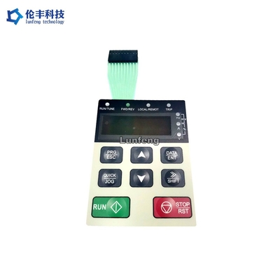 Un buon prezzo. Interruttore a membrana LED tattile con finestra LCD nera aspetto opaco in linea