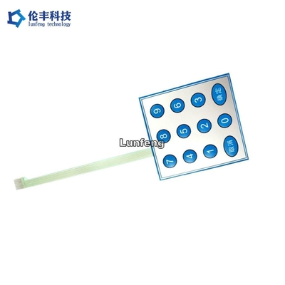 Un buon prezzo. Stampa a tela di seta impermeabile Flessibile Interruttori a membrana 4x3 resistente all'olio in linea
