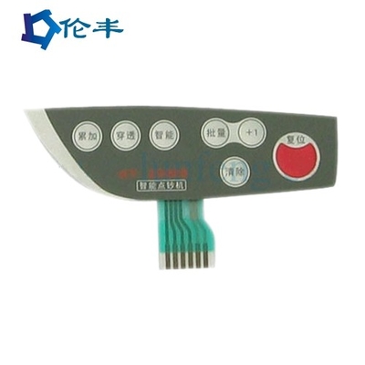 Un buon prezzo. 3M Adhesive PC Backlight Membrane Switch con materiale chiave PET Matte F150 in linea