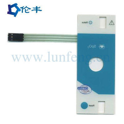 Un buon prezzo. PVC bianco su misura 1mm di plastica 1.5mm della tastiera della membrana del LED in linea