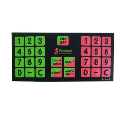 Un buon prezzo. Bianco/rosso/verde/azzurro LED Color PET Membrana Switch Silk Screen Printing per le vostre esigenze commerciali in linea