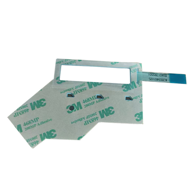 Display LCD industriale personalizzato Membrane Switch Graphic Overlay Pantone/RAL Colore con superficie lucida