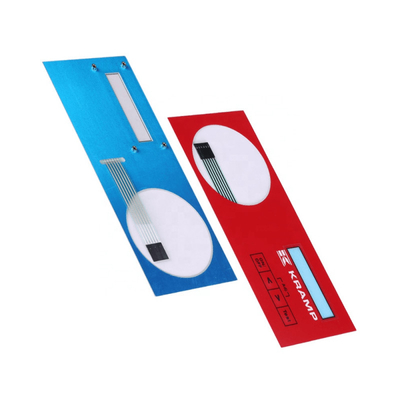 Tecnologia di stampa su vetrina di seta Switch a membrana PET con design personalizzato e adesivo 3M467