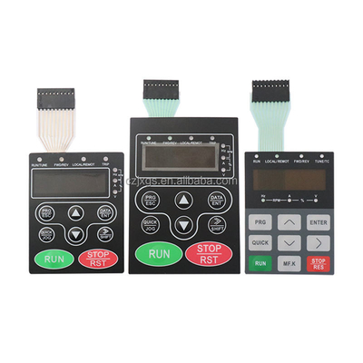 Matte Finish PC/ABS Membrane Switch Overlay con tecnologia di stampa a schermo di seta e design personalizzato