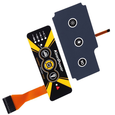 Tastiera di silicone personalizzata DC 5V impermeabile di grado flessibile Membrana Switch
