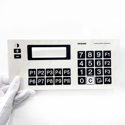 Durata di vita 1-3 milioni di volte 3M Adhesive Membrane Switch Cover Design personalizzato per prestazioni ottimali