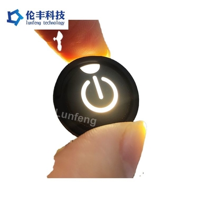 Tastiera a membrana a LED blu personalizzata con tono di 2,54 mm per applicazioni industriali