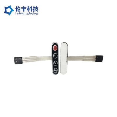 Un buon prezzo. 50-500g Actuation Force Plastic Membrane Switch PET Membrane Switch Easy To Clean Control Panel For Industrial Equipment in linea