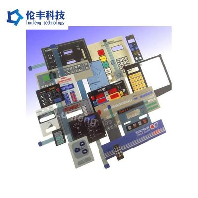 Un buon prezzo. Red Waterproof Membrane Keypad Customizable Key Number Matte Surface Finish Designed for Operation in Wet and Dusty Settings in linea