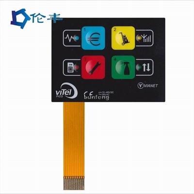 Good price Bottone impresso pannello LED del commutatore di membrana dell'ANIMALE DOMESTICO F150 FPC in linea