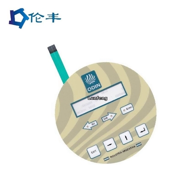 Sovrapposizione piana di Matte Metal Dome Touch Panel della sovrapposizione del commutatore di membrana