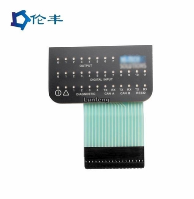 tastiera Matte Medical Equipment non tattile della membrana di 3M467 LED